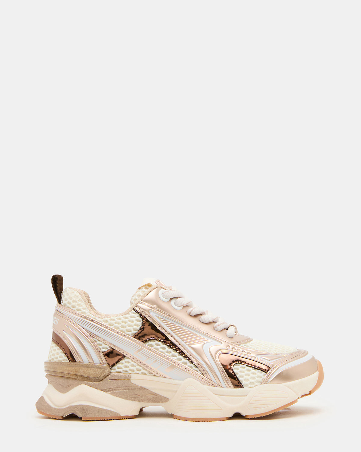 Kids' SPEDSTR Rose Gold Low-Top Lace-Up Girls' Sneaker | Steve Madden near me