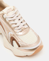 Kids' SPEDSTR Rose Gold Low-Top Lace-Up Girls' Sneaker | Steve Madden near me