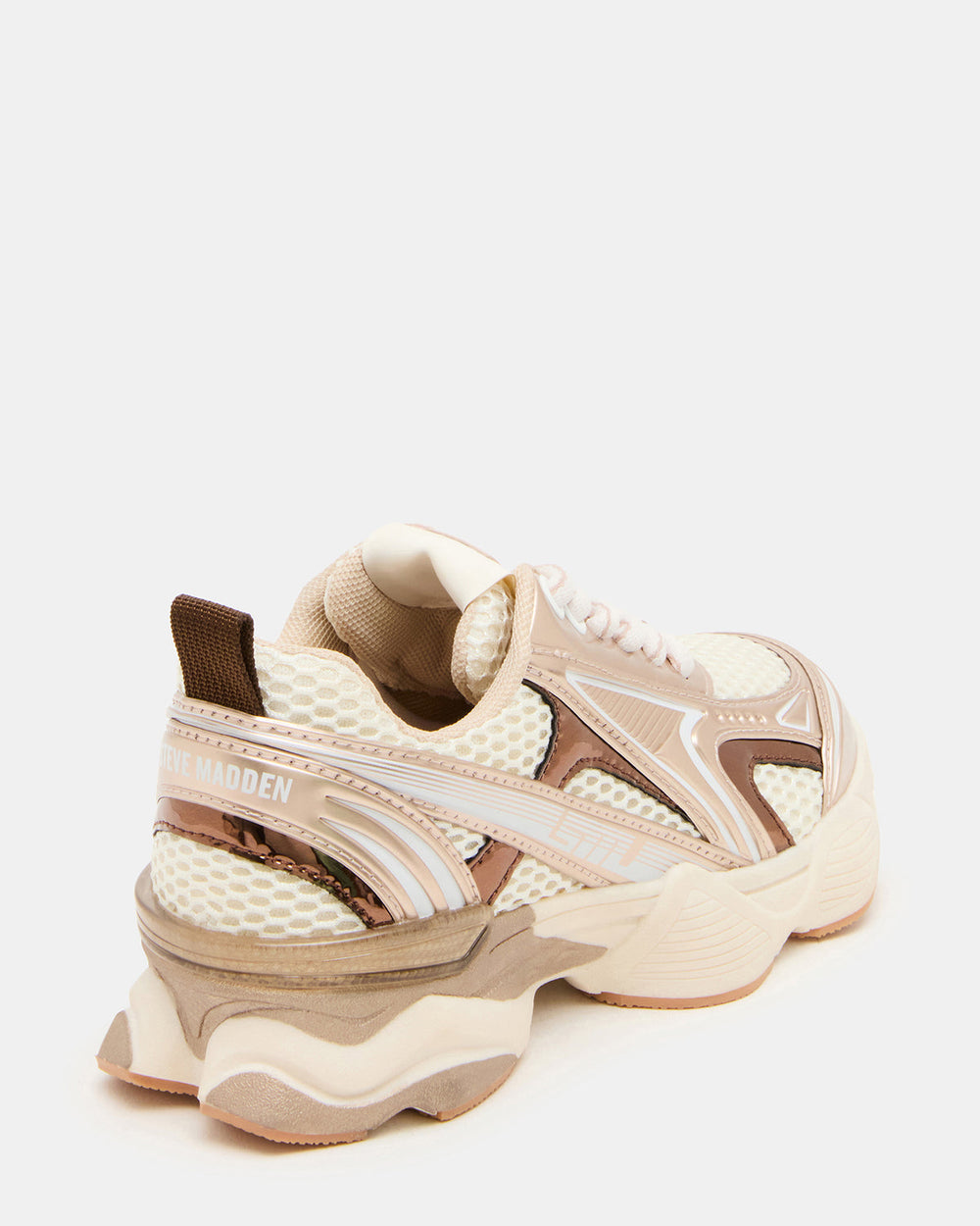 Kids' SPEDSTR Rose Gold Low-Top Lace-Up Girls' Sneaker | Steve Madden near me