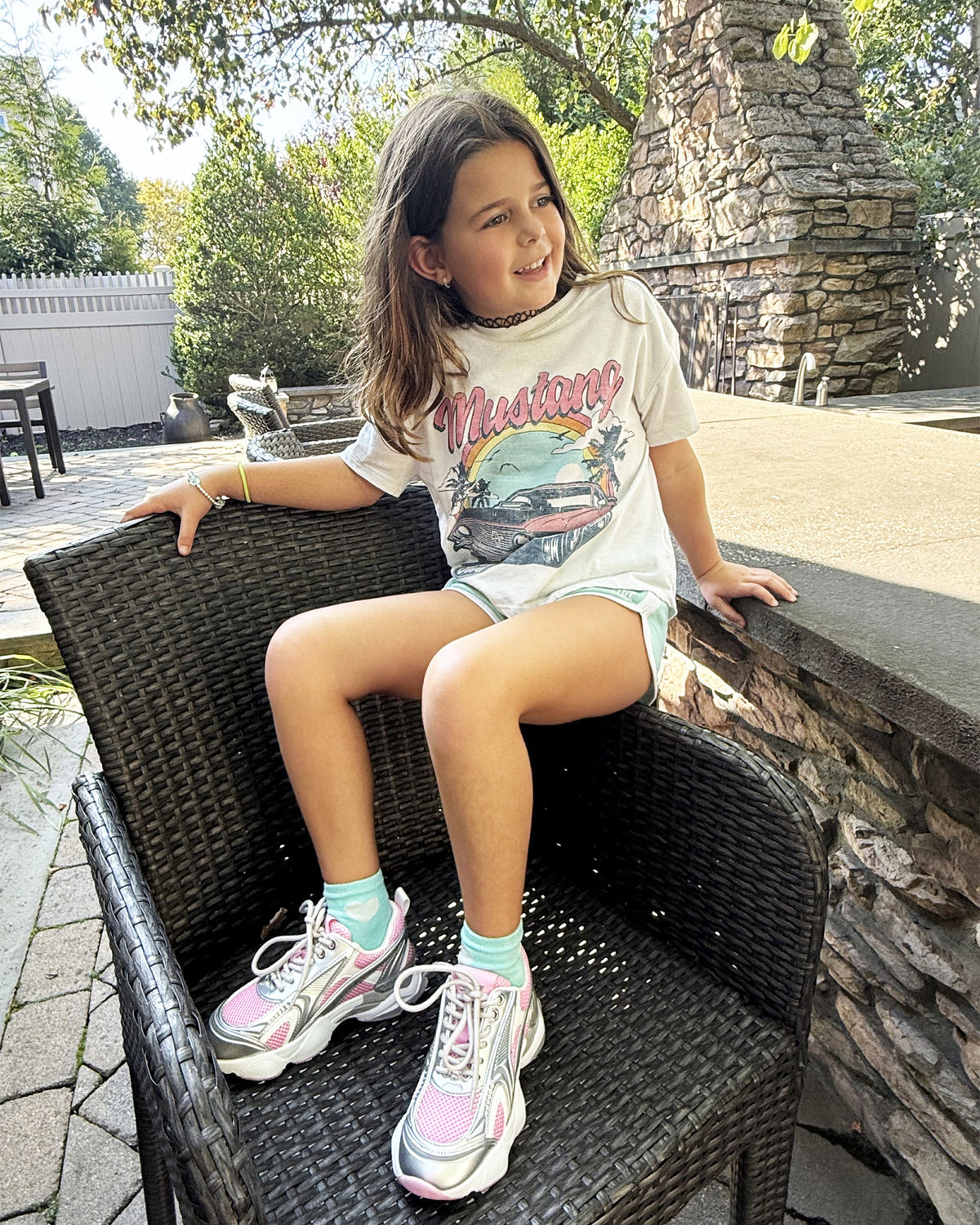 Kids' SPEDSTR Pink Low-Top Lace-Up Girls' Sneaker | Steve Madden discount