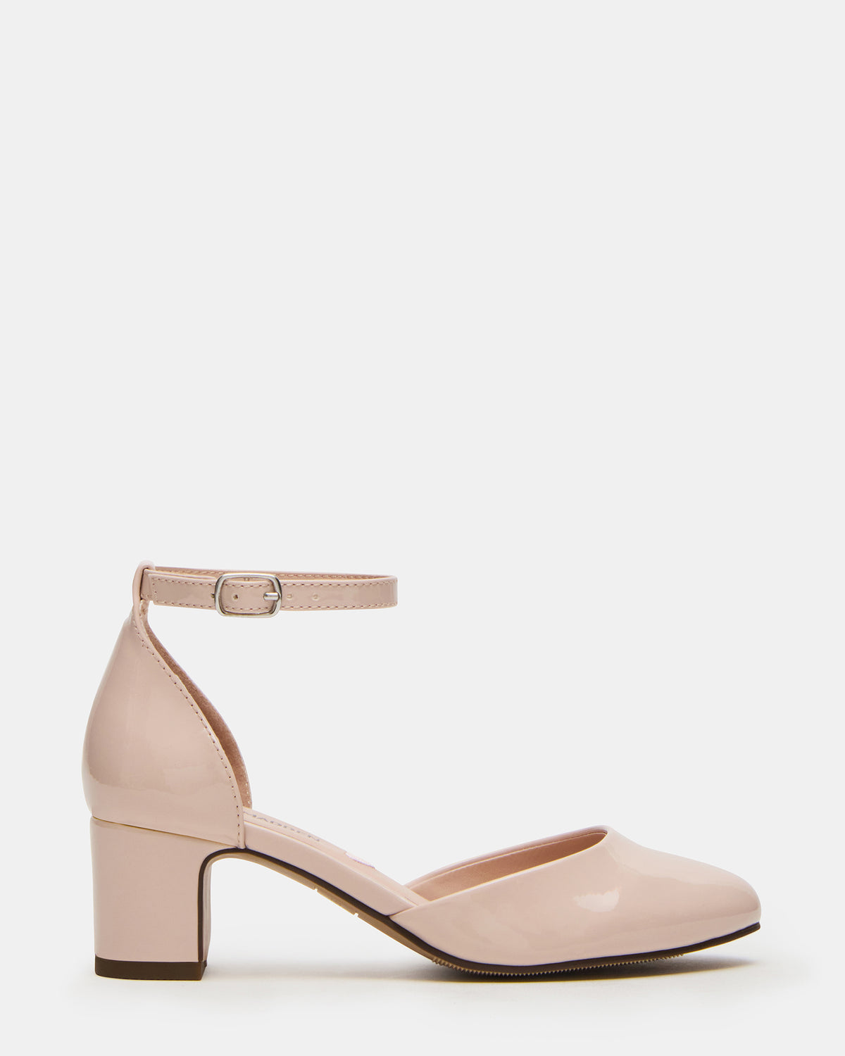 Kids' PRETTYY Blush Patent Girls' Block Heel | Steve Madden near me