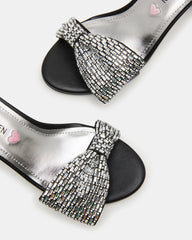 Kids' ABIGAL Black Rhinestone Embellised Block Heel Girls' Heel | Steve Madden on Sale
