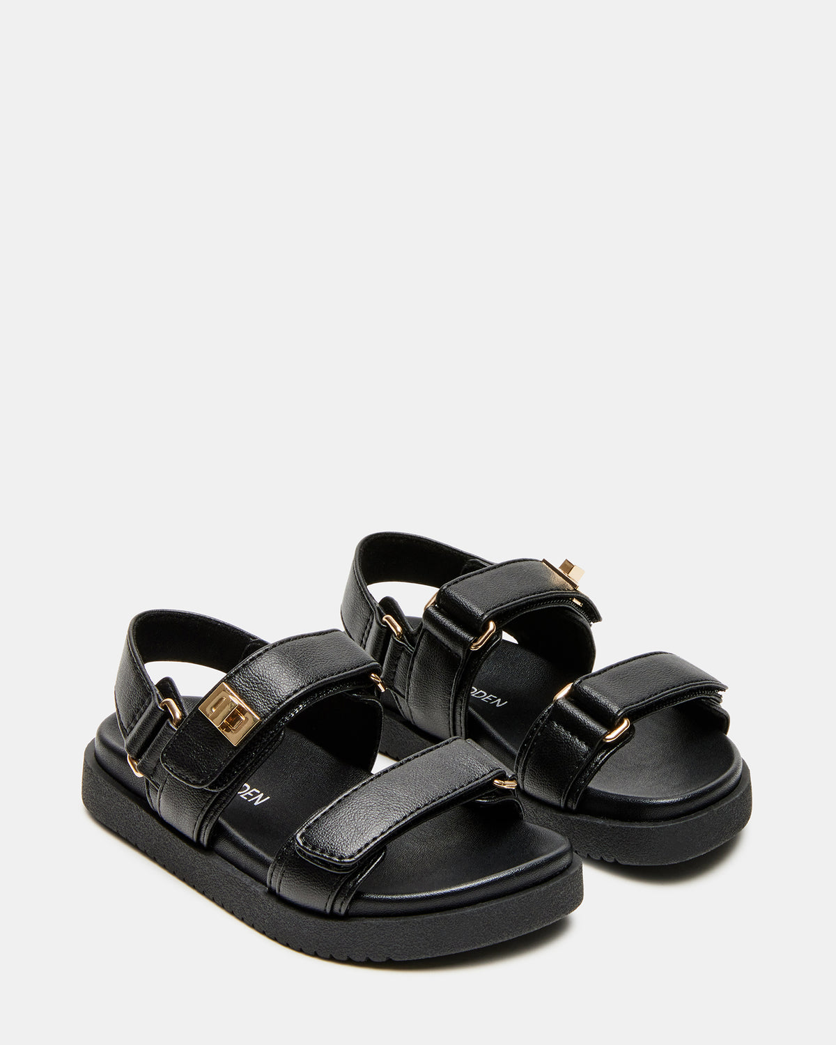 Toddlers' MONA Black Girls' Flatform Sandal | Steve Madden online