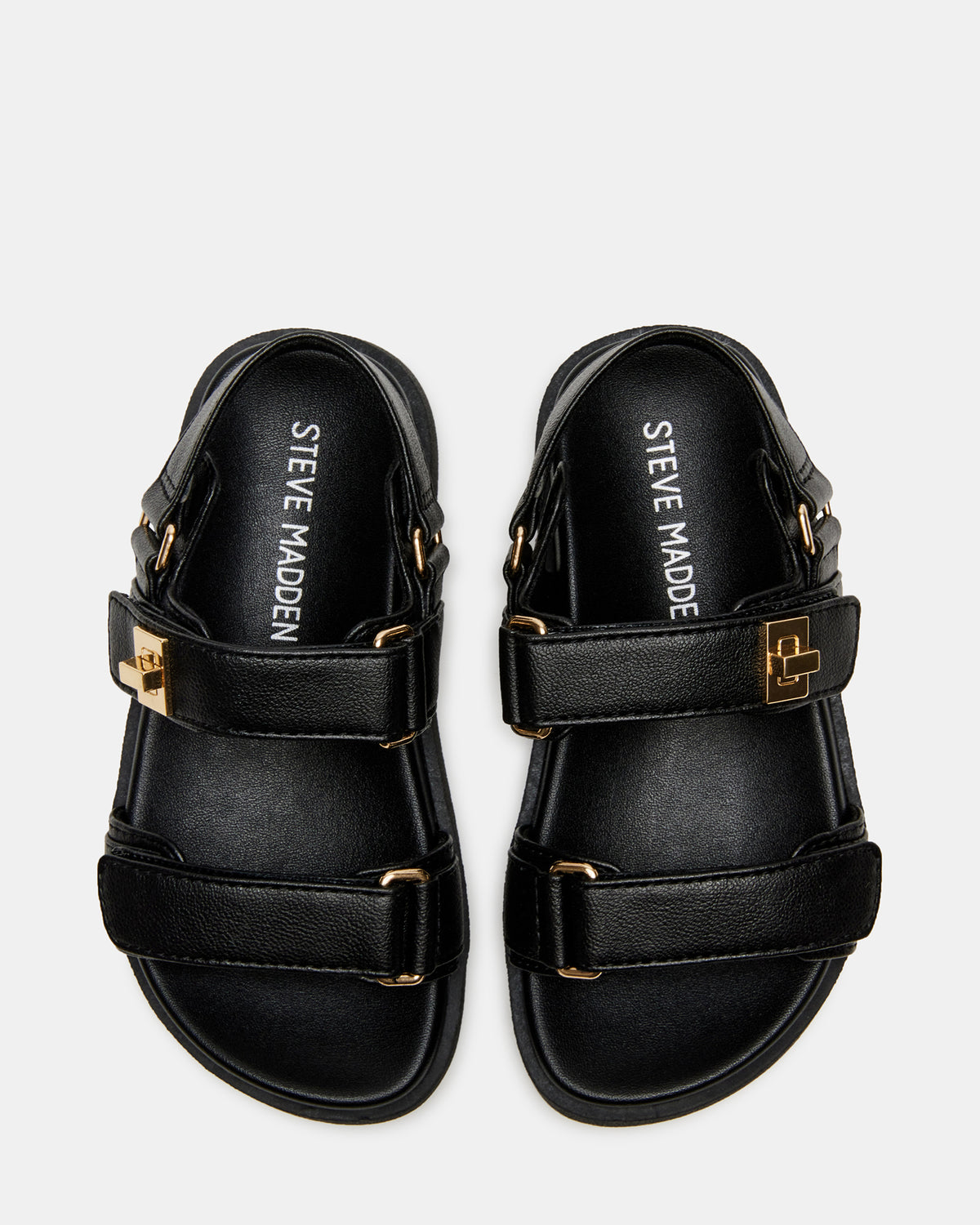 Toddlers' MONA Black Girls' Flatform Sandal | Steve Madden online
