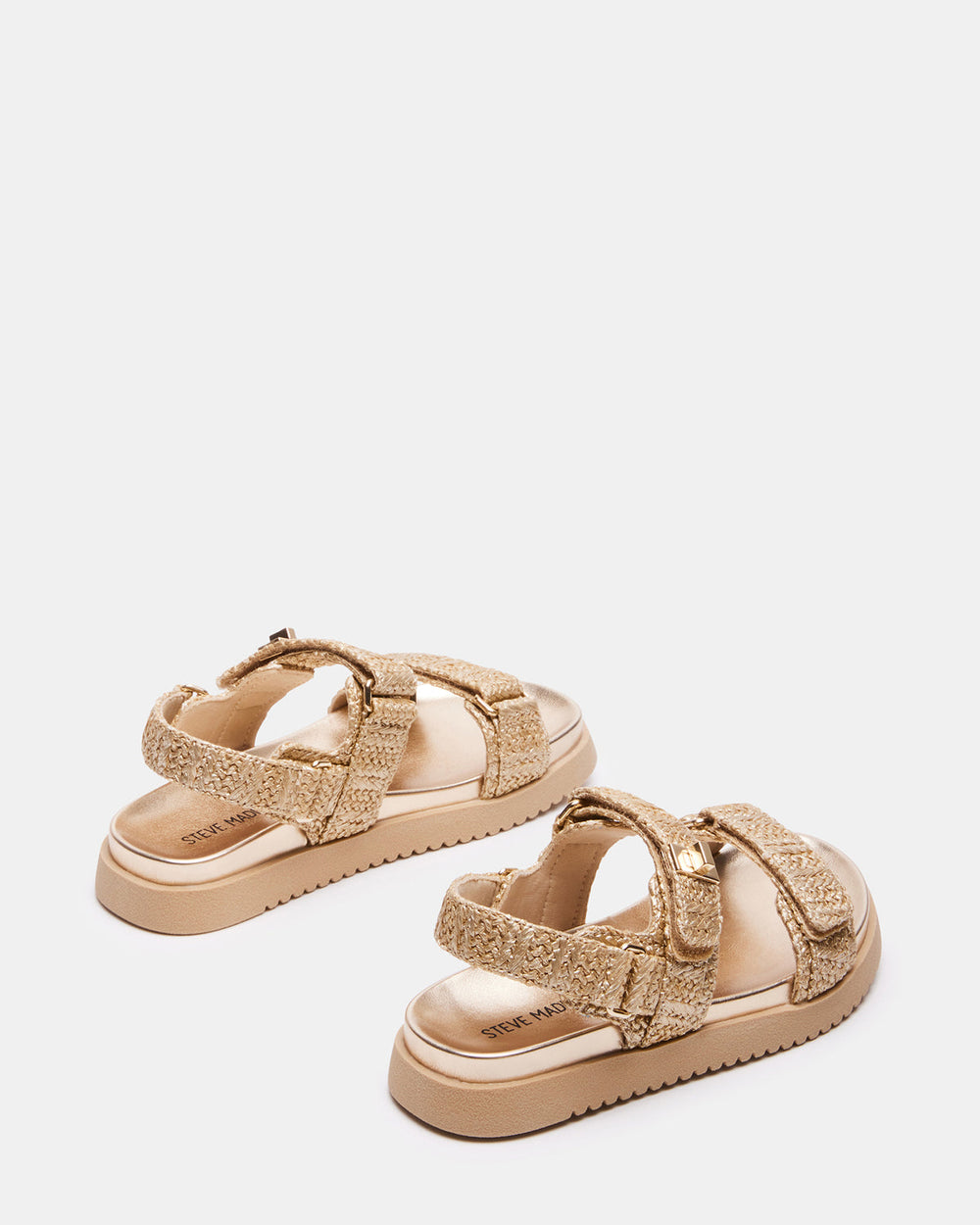 Kids' MONA Gold Multi Girls' Flatform Sandal | Steve Madden US