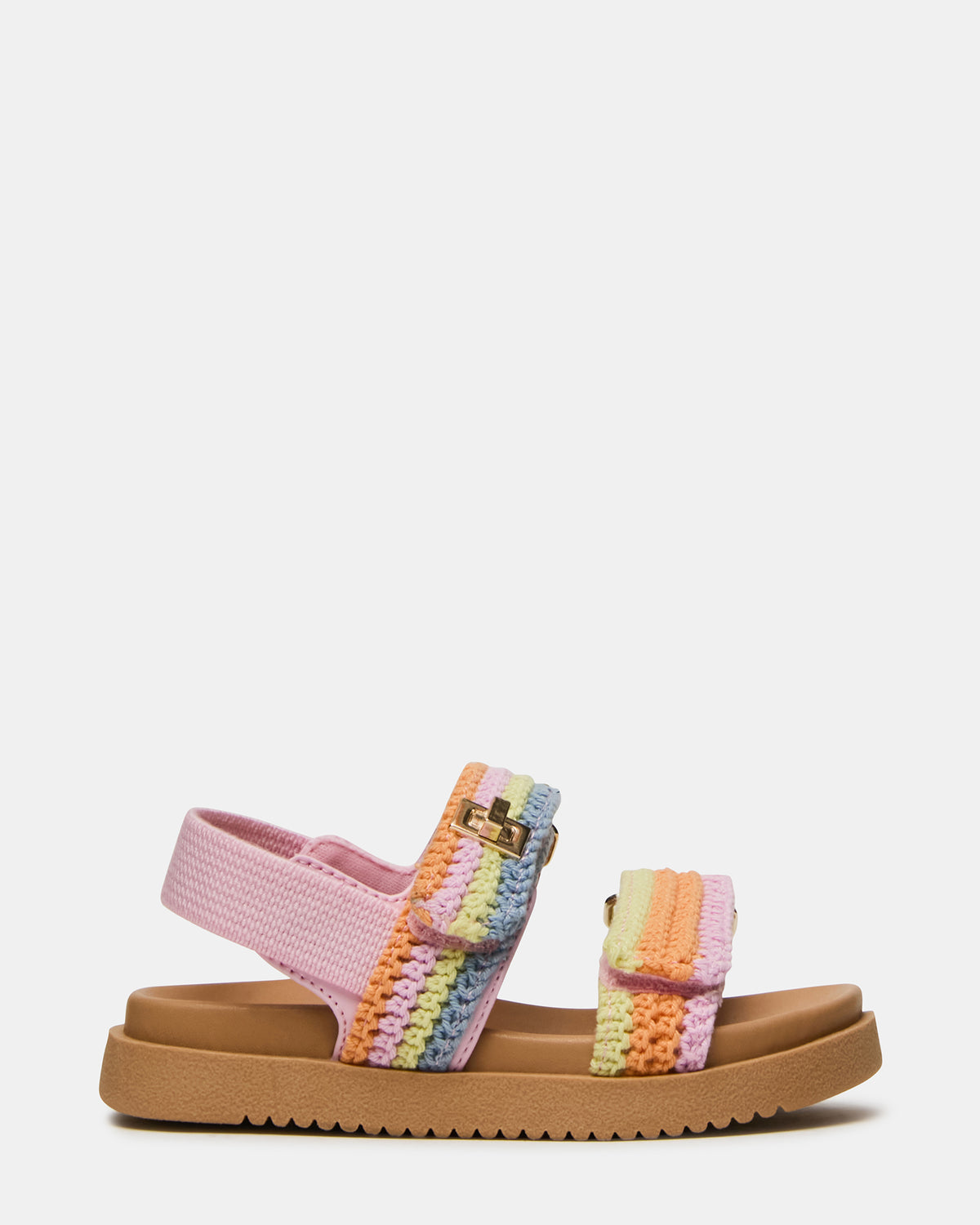 Toddlers' MONA Pastel Multi Girls' Flatform Sandal | Steve Madden near me