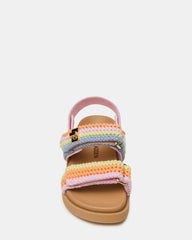 Toddlers' MONA Pastel Multi Girls' Flatform Sandal | Steve Madden near me