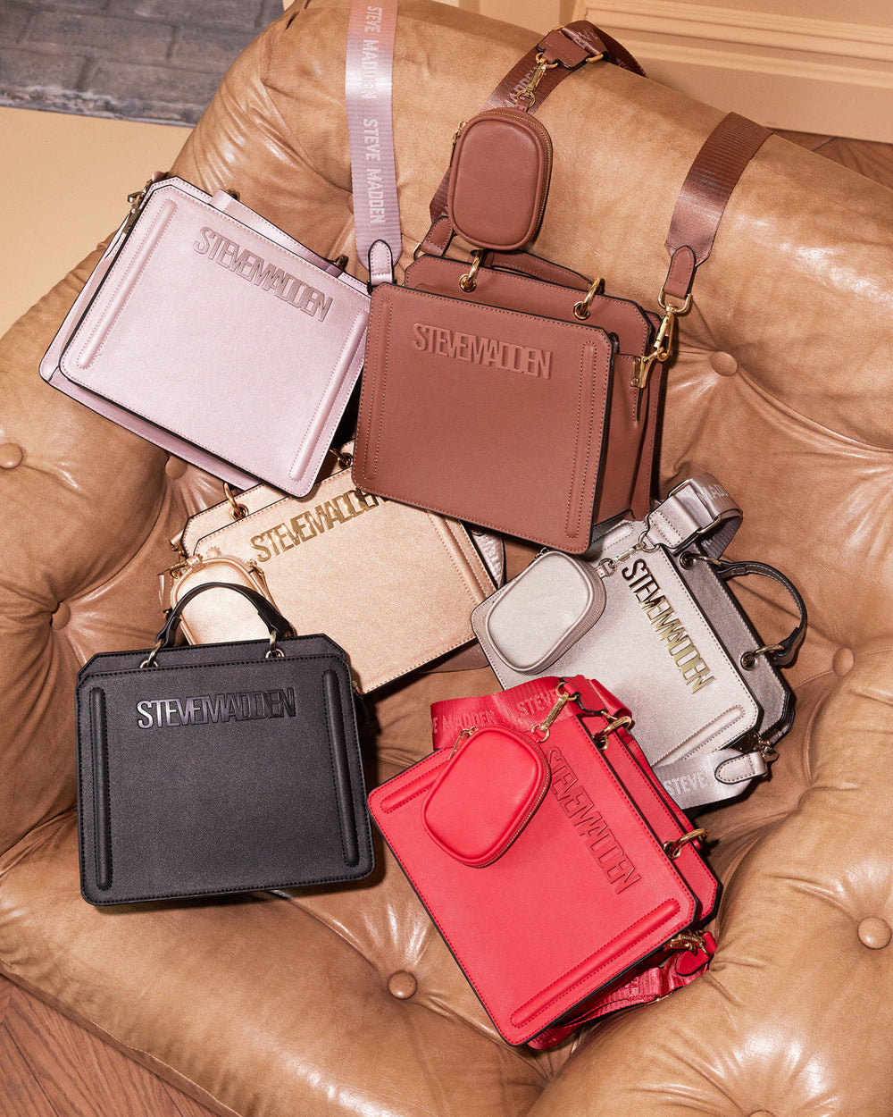 EVELYN Bag Black | Women's Top Handle Crossbody Bag | Steve Madden outlet