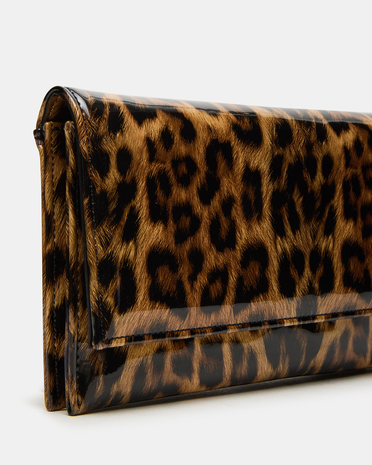 JULIANA Bag Leopard Patent Crossbody Clutch Handbag | Steve Madden for Sale