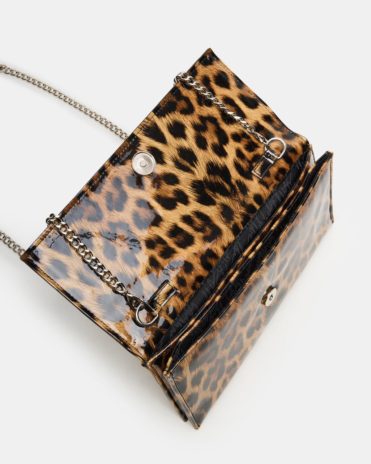 JULIANA Bag Leopard Patent Crossbody Clutch Handbag | Steve Madden for Sale
