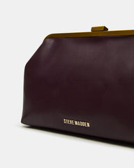 KISSES Bag Wine Chain Strap Crossbody Clutch Handbag | Steve Madden on Sale