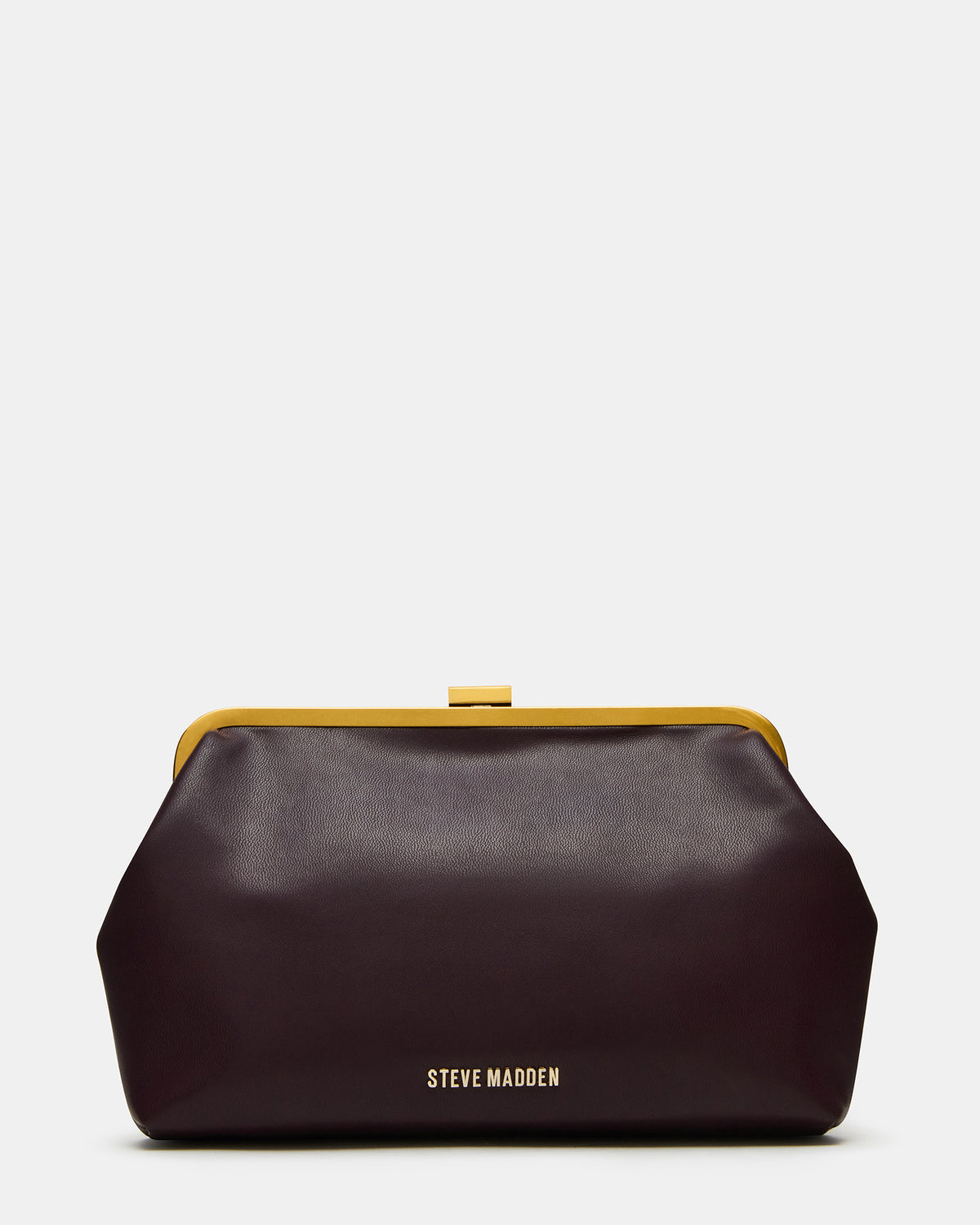 KISSES Bag Wine Chain Strap Crossbody Clutch Handbag | Steve Madden on Sale