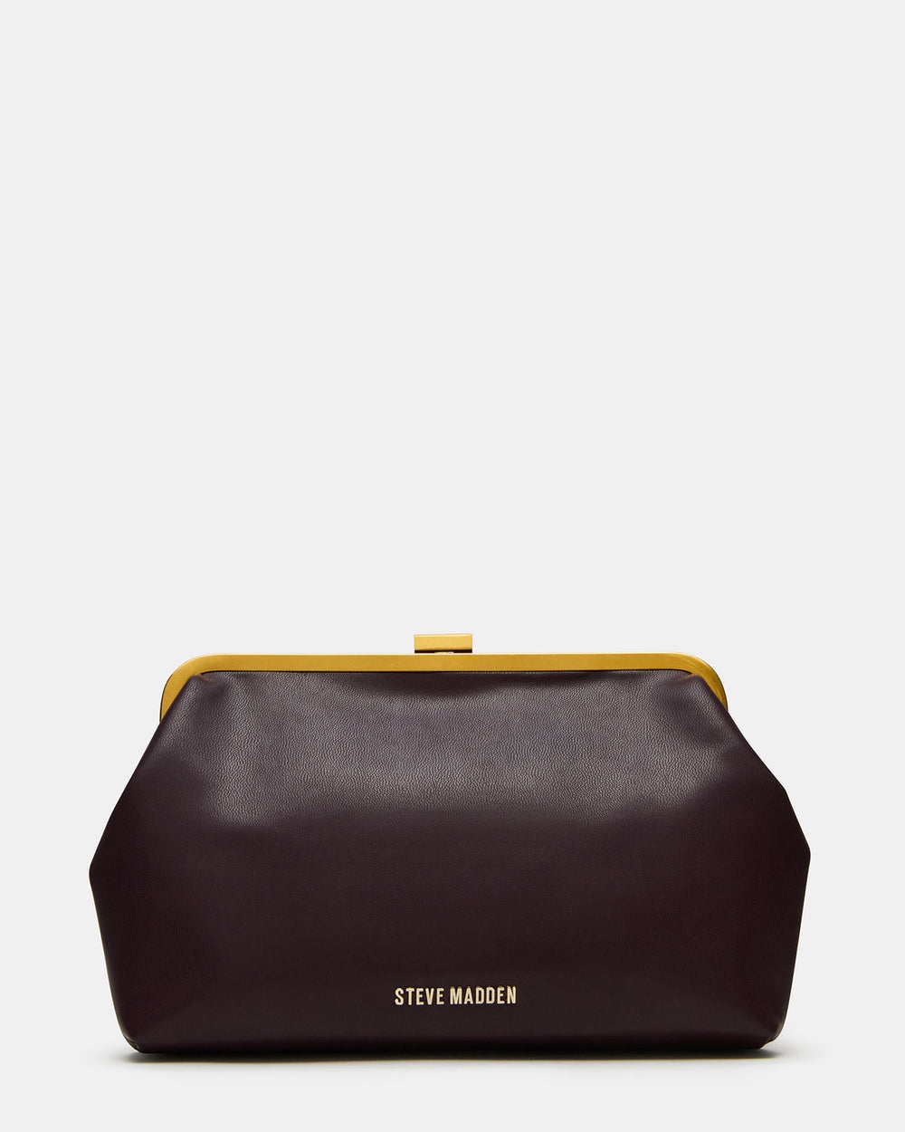 KISSES Bag Wine Chain Strap Crossbody Clutch Handbag | Steve Madden on Sale