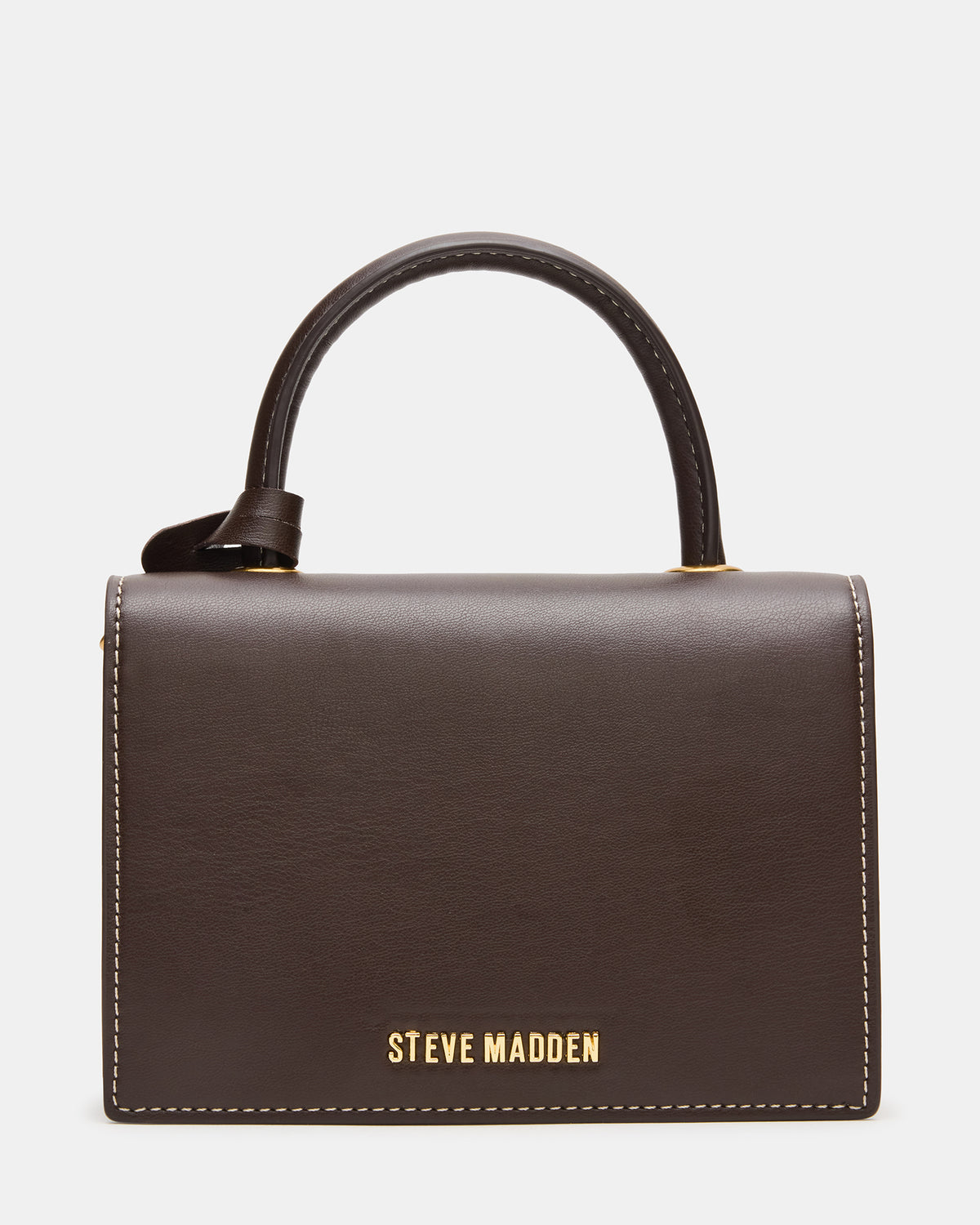 PREPPY Bag Brown Structured Top-Handle Penny Loafer Crossbody Handbag | Steve Madden near me