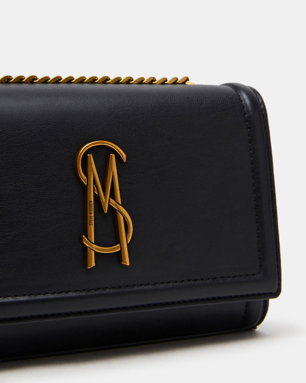 LARISAL Bag Black Chain Crossbody Shoulder Strap Handbag | Steve Madden discount