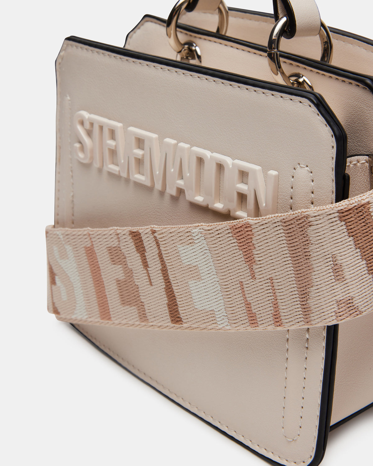 EVELYN Mini Bag Cream | Women's Top-Handle Crossbody Bag | Steve Madden US