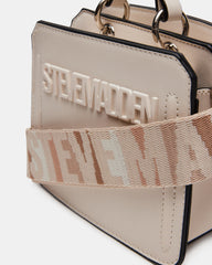 EVELYN Mini Bag Cream | Women's Top-Handle Crossbody Bag | Steve Madden US