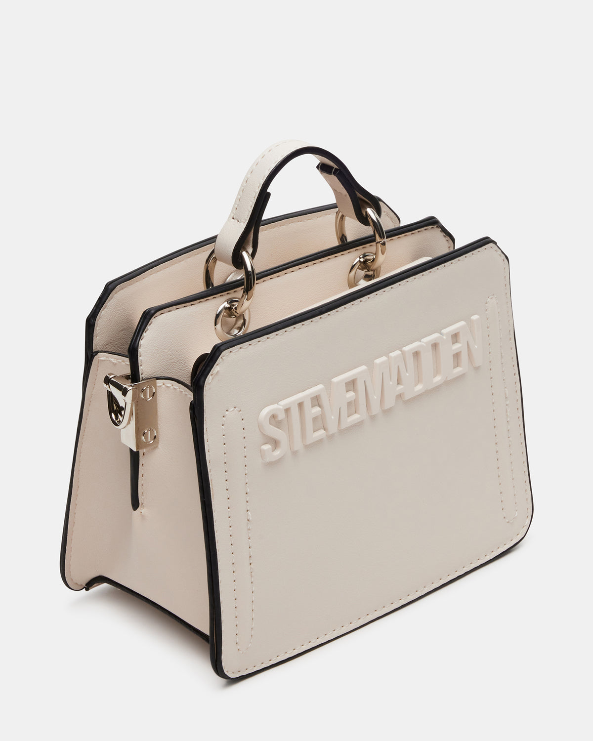 EVELYN Mini Bag Cream | Women's Top-Handle Crossbody Bag | Steve Madden US