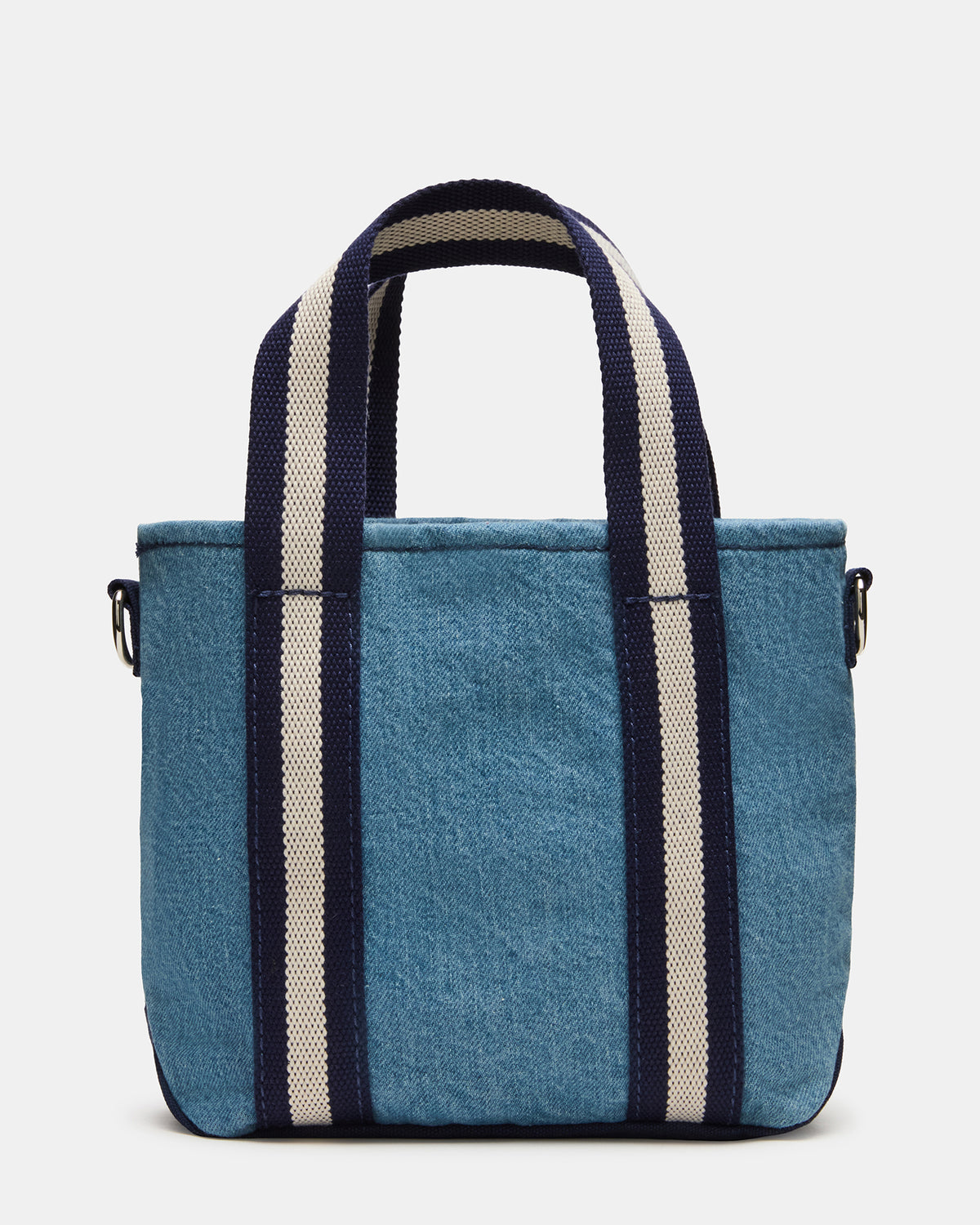 COLLEGE Bag Denim Top-Handle Crossbody Tote Handbag | Steve Madden Sale