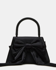 COSETTE Bag Black Satin Beaded Top-Handle Mini Handbag | Steve Madden on Sale