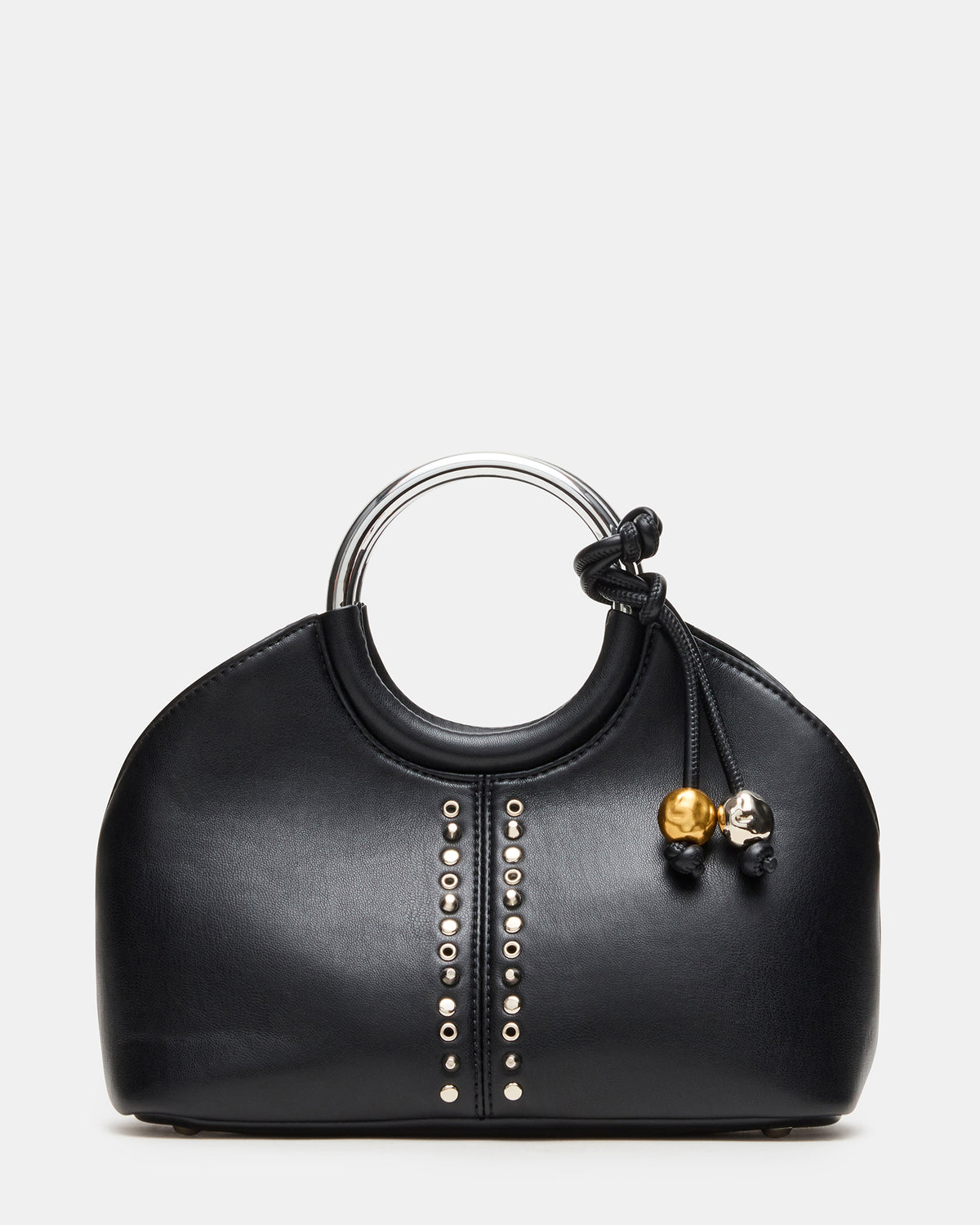 GEENA Embellished Bag Black Ring Top-Handle Crossbody Handbag | Steve Madden US