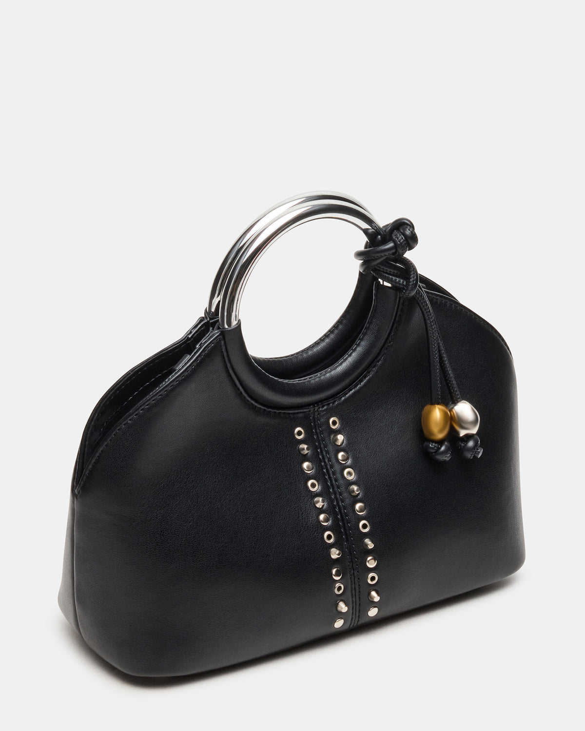 GEENA Embellished Bag Black Ring Top-Handle Crossbody Handbag | Steve Madden US
