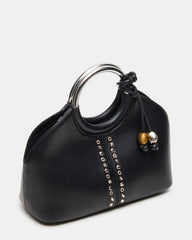 GEENA Embellished Bag Black Ring Top-Handle Crossbody Handbag | Steve Madden US