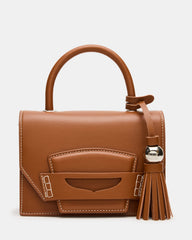 PREPPY Bag Toffee Structured Top-Handle Penny Loafer Crossbody Handbag | Steve Madden for Sale