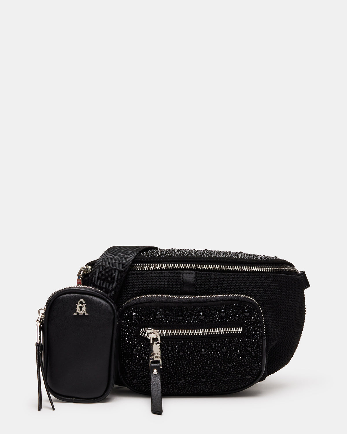 MAXIMA Bag Black Crossbody Bag | Women's Black Crossbody Bag | Steve Madden on Sale