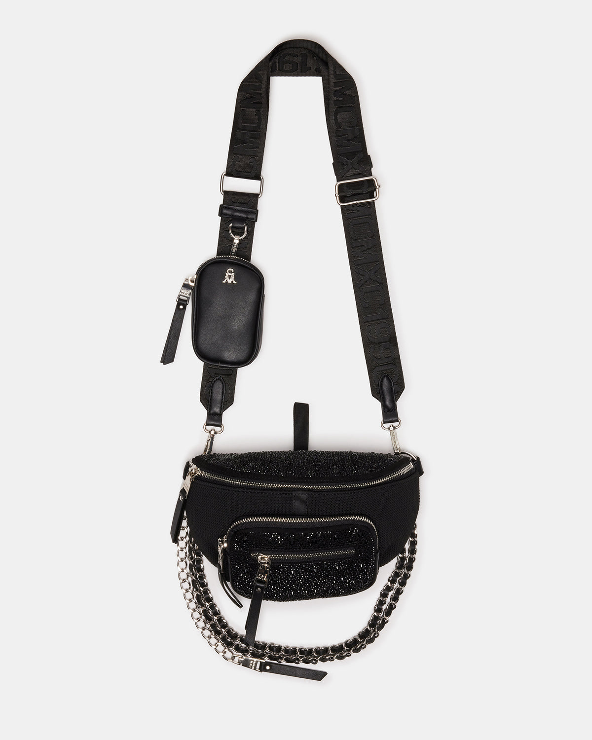 MAXIMA Bag Black Crossbody Bag | Women's Black Crossbody Bag | Steve Madden on Sale