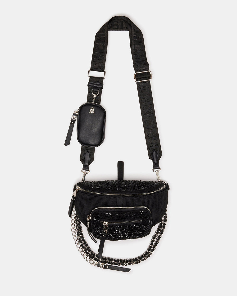 MAXIMA Bag Black Crossbody Bag | Women's Black Crossbody Bag | Steve Madden on Sale