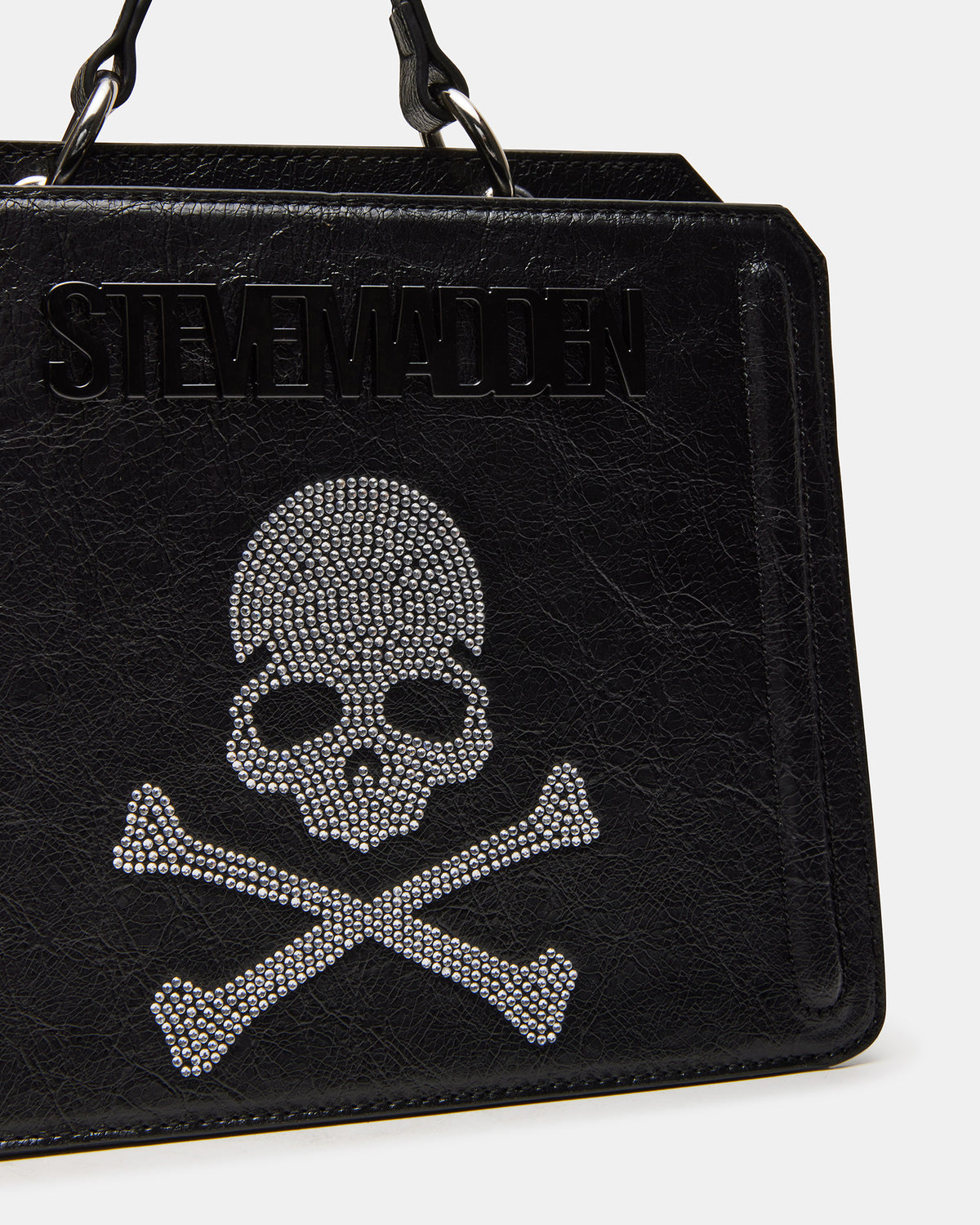 EVELYN Skull Bag Black Top Handle Crossbody Bag | Steve Madden near me