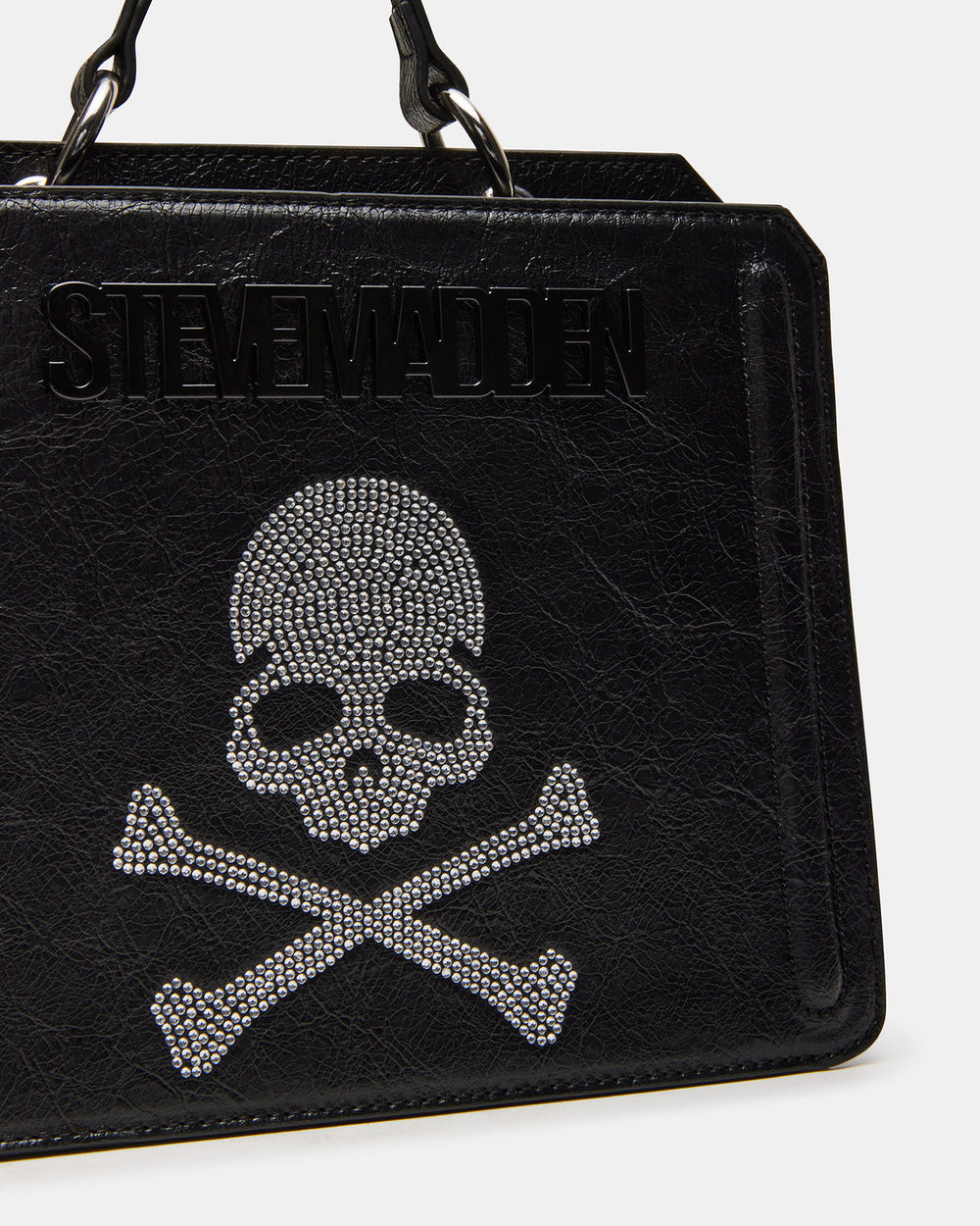 EVELYN Skull Bag Black Top Handle Crossbody Bag | Steve Madden near me