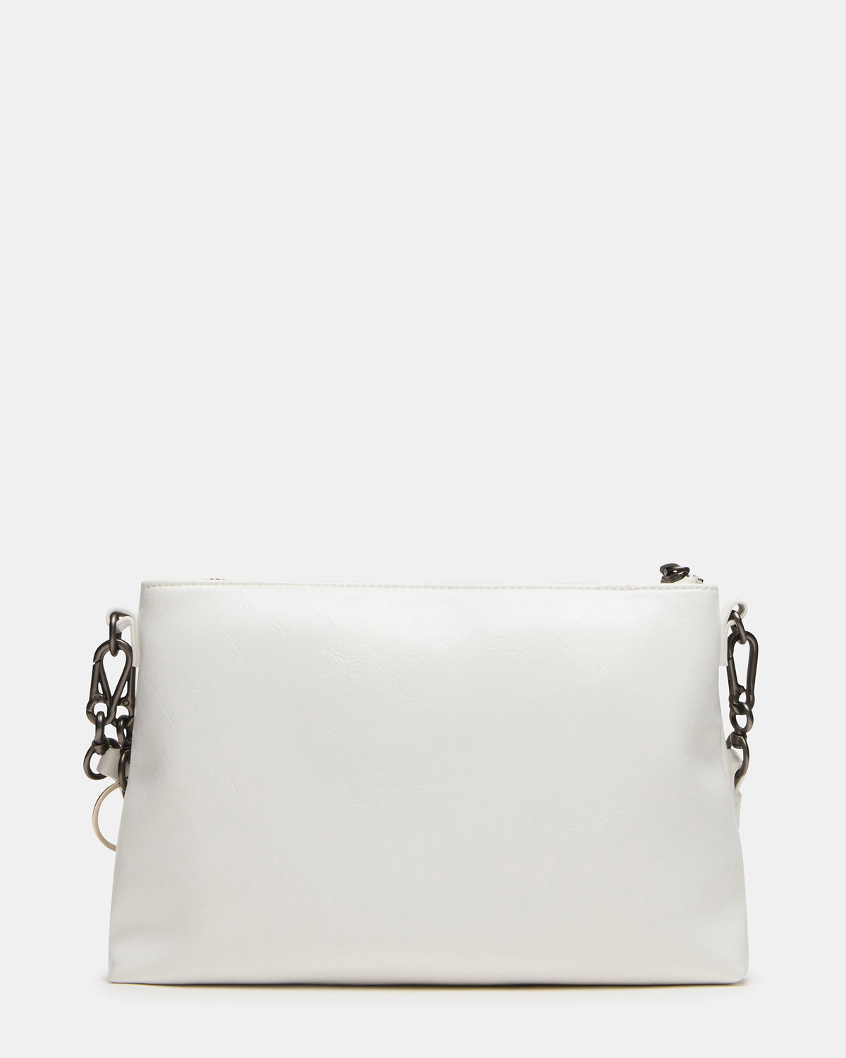 JONY Bag White Top-Zipper Crossbody Handbag | Steve Madden discount