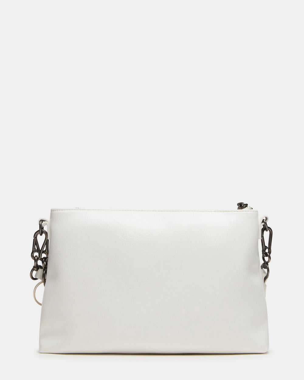 JONY Bag White Top-Zipper Crossbody Handbag | Steve Madden discount