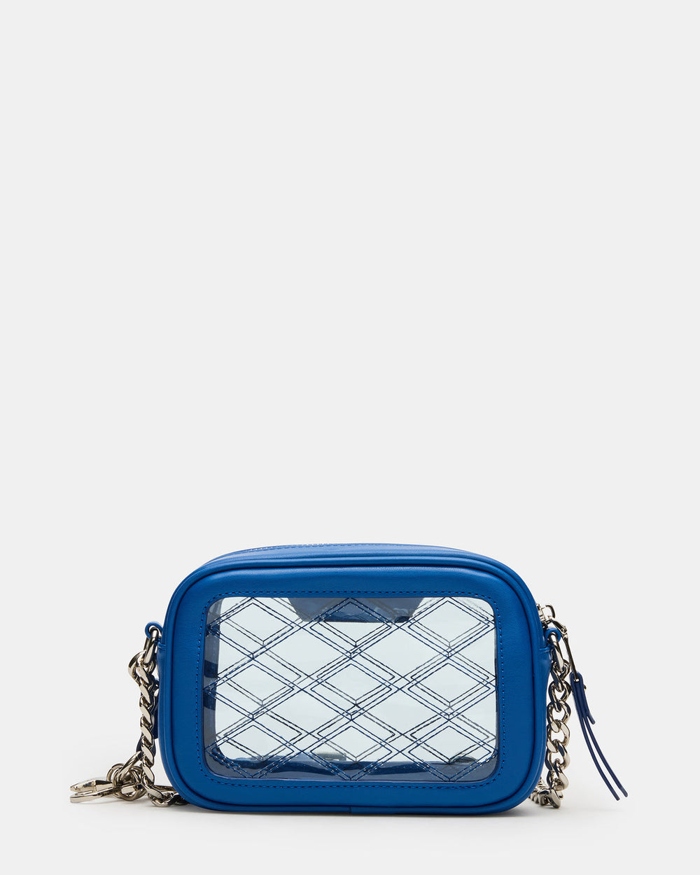 JELLY Bag Blue Clear Camera Crossbody Handbag | Steve Madden online