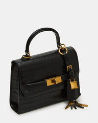 ELLOISE Bag Black Structured Mini Crossbody Handbag | Steve Madden Sale