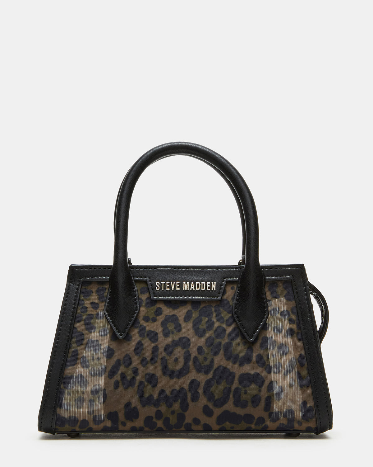 PEACHY Leopard Women's Mini Top-Handle Mesh Handbag | Steve Madden for Sale