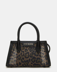 PEACHY Leopard Women's Mini Top-Handle Mesh Handbag | Steve Madden for Sale