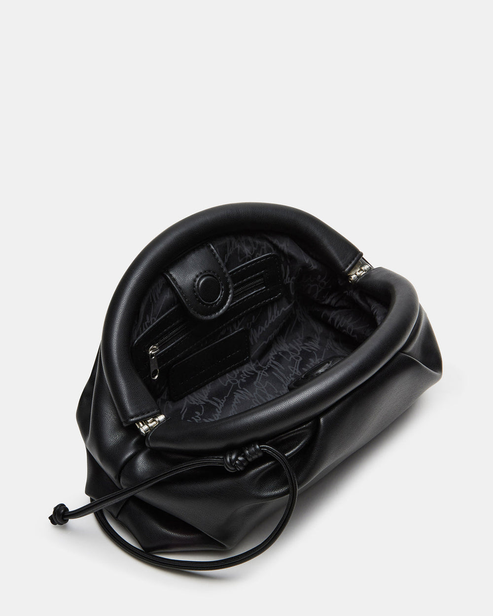 HAILEE Black Women's Soft Clutch Handbag | Steve Madden on Sale