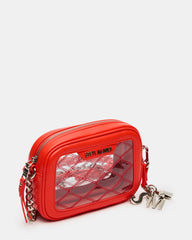 JELLY Bag Red Clear Camera Crossbody Handbag | Steve Madden near me