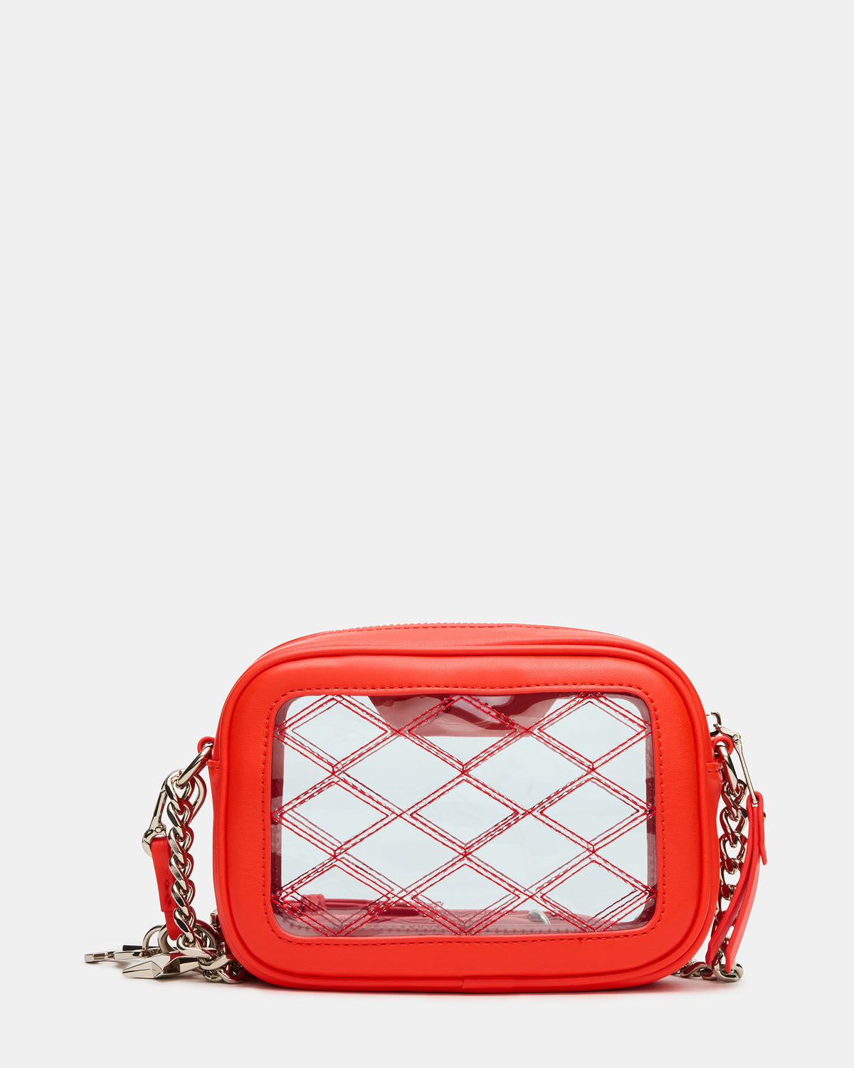JELLY Bag Red Clear Camera Crossbody Handbag | Steve Madden near me