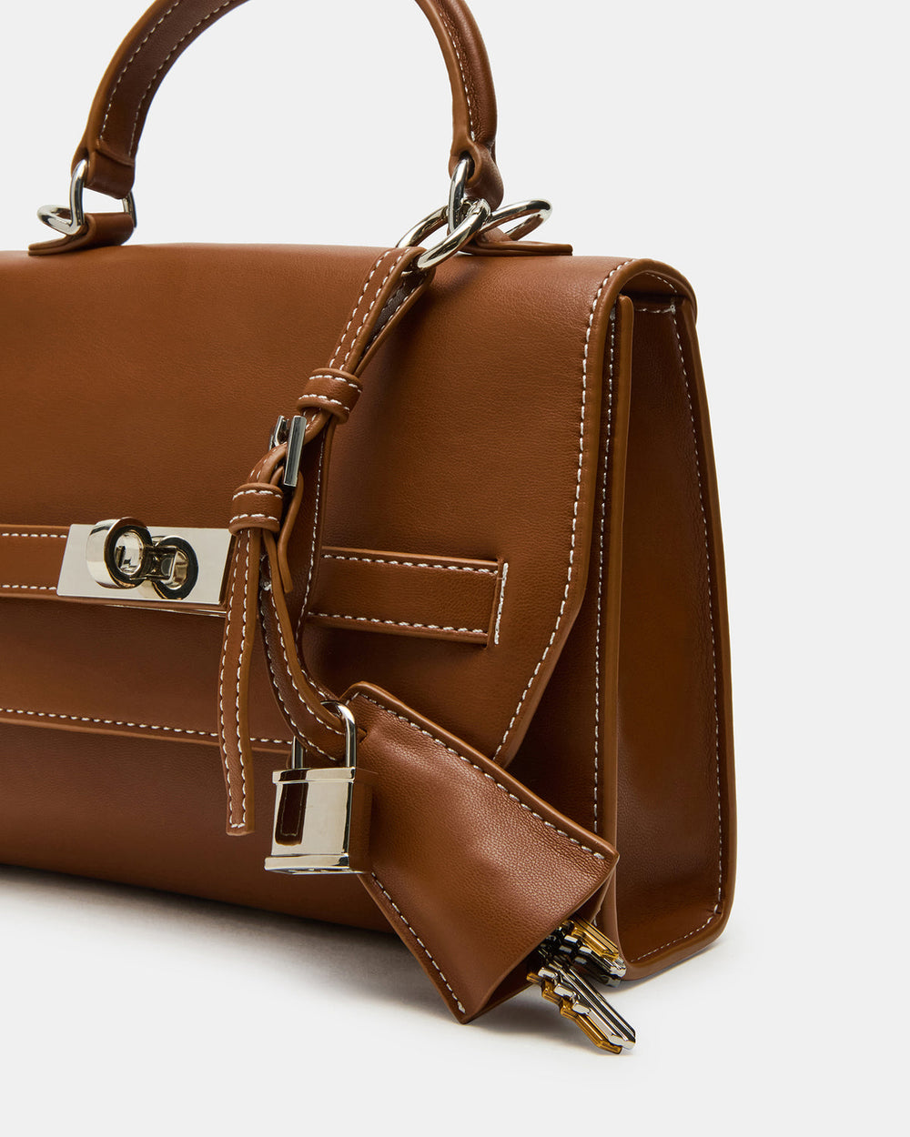 ELLOISE Bag Cognac Structured Mini Crossbody Handbag | Steve Madden US