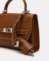 ELLOISE Bag Cognac Structured Mini Crossbody Handbag | Steve Madden US