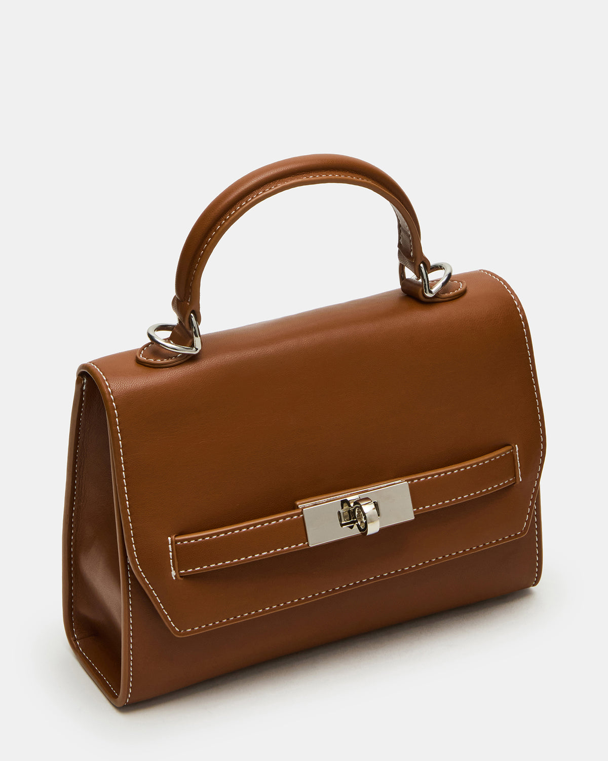ELLOISE Bag Cognac Structured Mini Crossbody Handbag | Steve Madden US