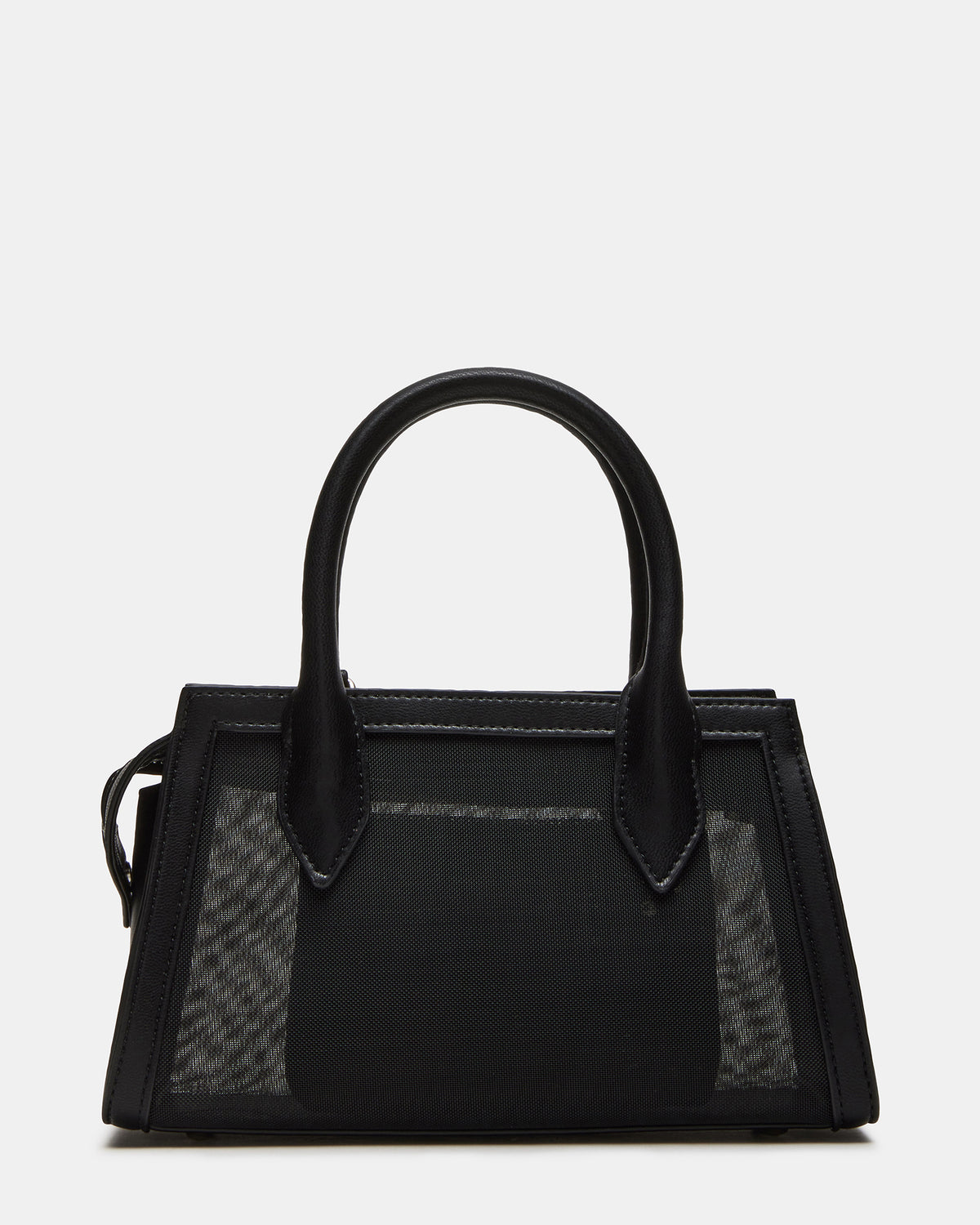 PEACHY Black Women's Mini Top-Handle Mesh Handbag | Steve Madden outlet