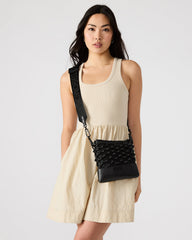 ARDA Black/Black Women's Crossbody Pouch Handbag | Steve Madden on Sale