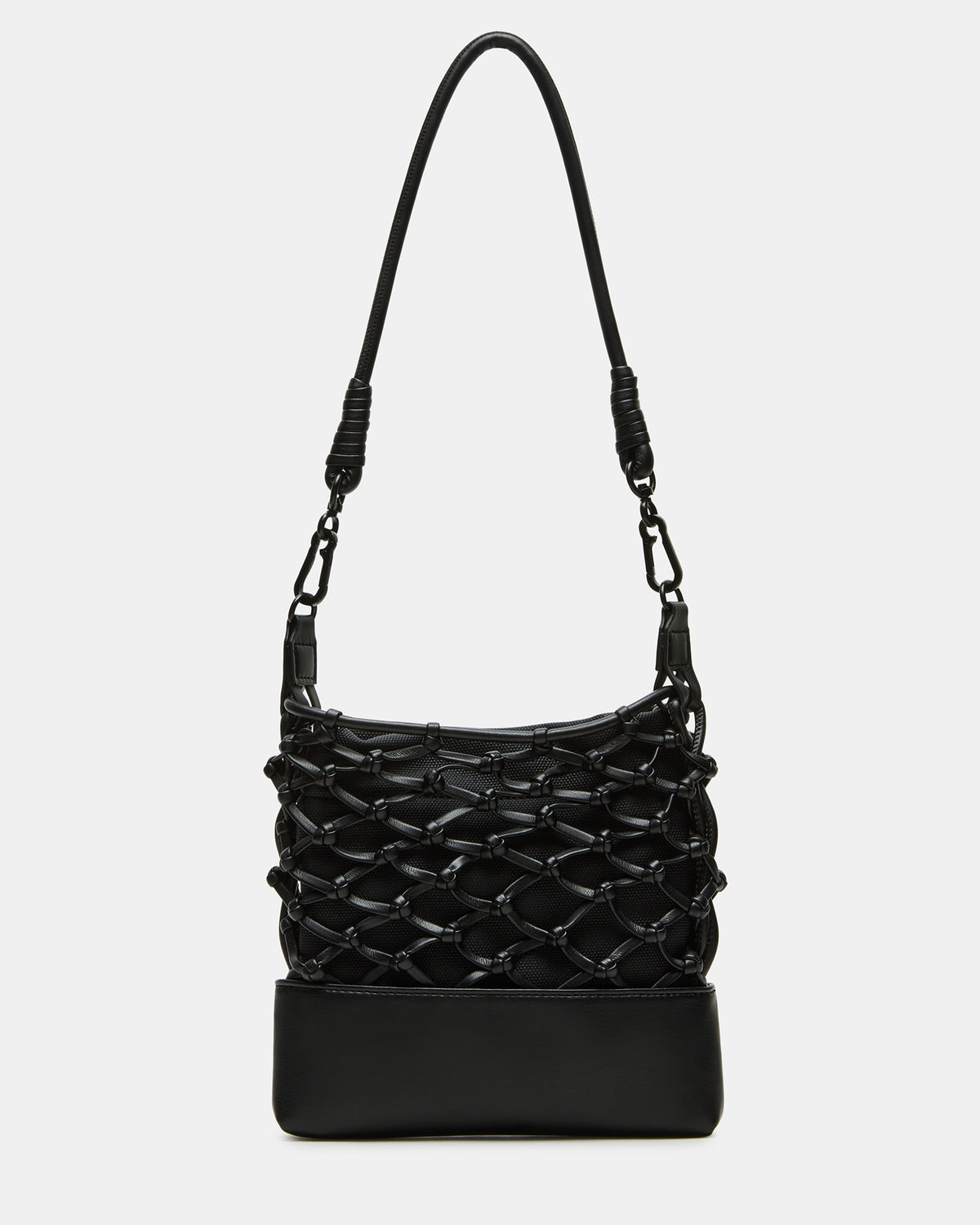 ARDA Black/Black Women's Crossbody Pouch Handbag | Steve Madden on Sale