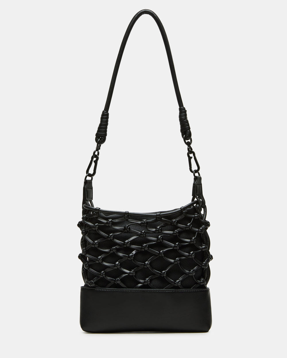 ARDA Black/Black Women's Crossbody Pouch Handbag | Steve Madden on Sale