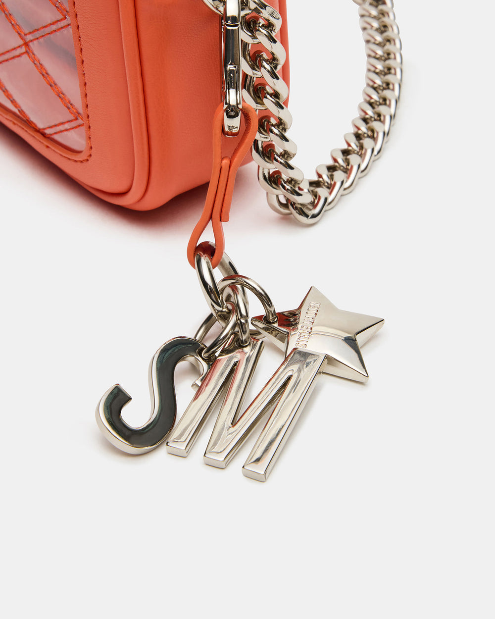JELLY Bag Orange Clear Camera Crossbody Handbag | Steve Madden near me